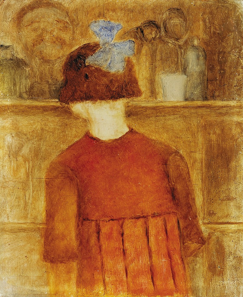 Agnieszka przed szafką