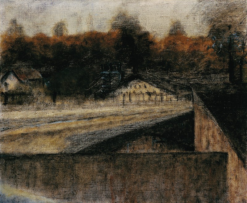 Krajobraz z drogą (nieukończony)