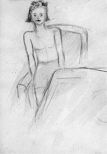 Siedząca dziewczynka (Agnieszka)